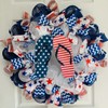 Patriotic Flip Flop Beach Handmade Deco Mesh Wreath