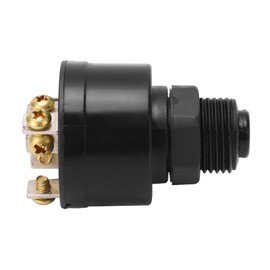 Boat Ignition Switch,393301 6 Screw 3 Positon Ignition Starter Switch with 2 Keys for OMC Inboard Outboard Powered Boats RV