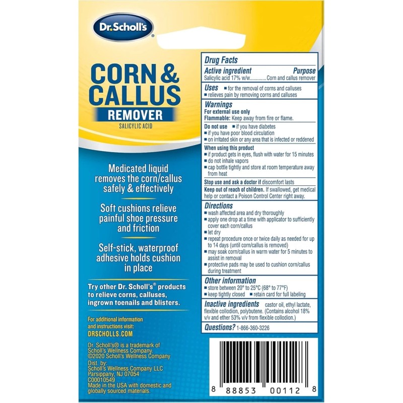 Dr. Scholl's Liquid Corn and Callus Remover to Remove Corns