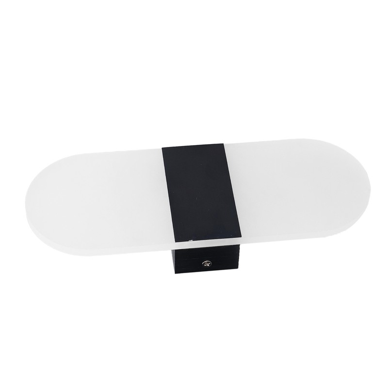 LED Wall Light Acrylic 360° Up Down 6W Warm Modern