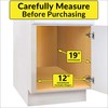 LYNK PROFESSIONAL® Pull Out Cabinet Organizer, 11" x 18" Slide