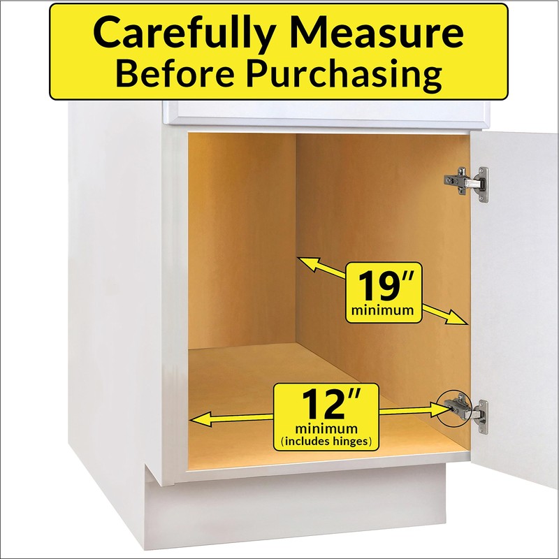 LYNK PROFESSIONAL® Pull Out Cabinet Organizer, 11" x 18" Slide