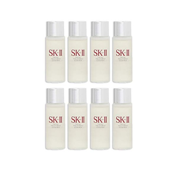 Max Factor SK-II SK2 Facial Treatment Essence (Mini Size, 11.8 fl oz (30 ml) x 8 Pieces)