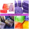 ZOENHOU 3PCS 42oz Soap Molds, Flexible Rectangular Silicone Soap Making