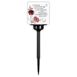 The Bridge Collection in Loving Memory Memorial Garden Stake - LED Solar Garden Light- Sympathy Gift for Loss of Loved One