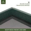 Kingsyard 2 Pack Platform Bird Feeder Tray for Outdoor Hanging
