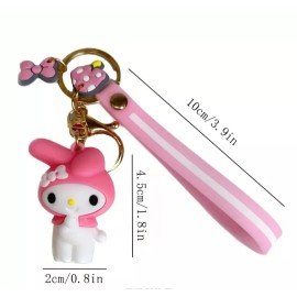 Sanrio Cute Sanrio Kuromi Keychain, Charms, Phone Charms