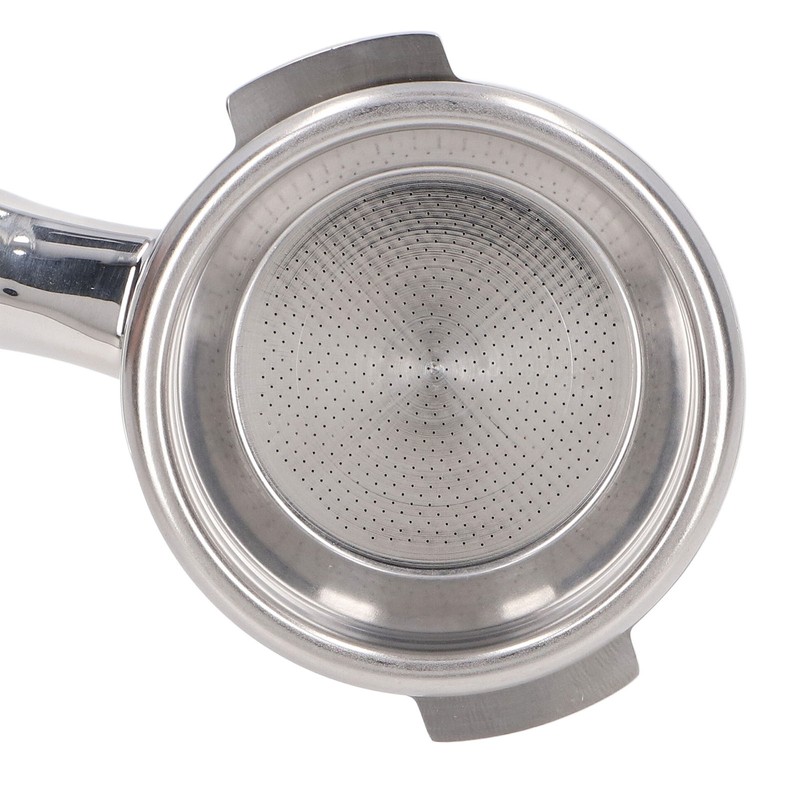 58mm Double Spouts Portafilter for Nuova Coffee Machines Stainless Steel