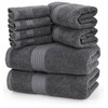 Utopia Towels 8 Piece Premium Towel Set, 2 Bath, 2