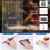 3 Pack Acrylic Magnetic Calendar for Fridge, Magnetic Calendar Dry