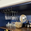 RedDreamer 14-Inch Wine Glass Rack, Under Cabinet Wine Glass Holder