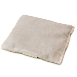 Cherry Stone Cushion 12 x 12 cm - Organic Fabric Natural - Heat Cushion and Cold Cushion - Grain Cushion