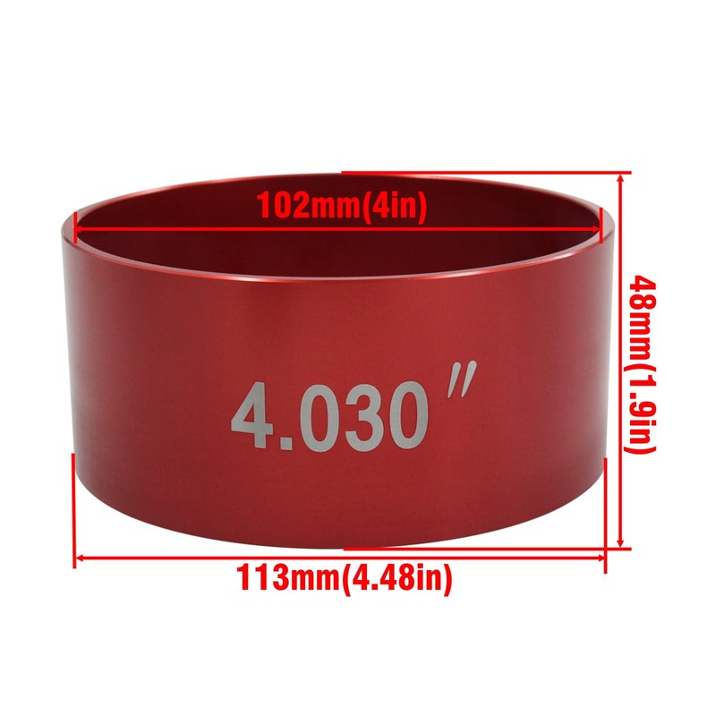 LVOUP Engine Piston Ring Compressor Tool Compatible for 4.030 Inch