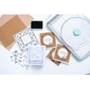 Sizzix Set di 17 timbri trasparenti Garden Botanicals di Lisa