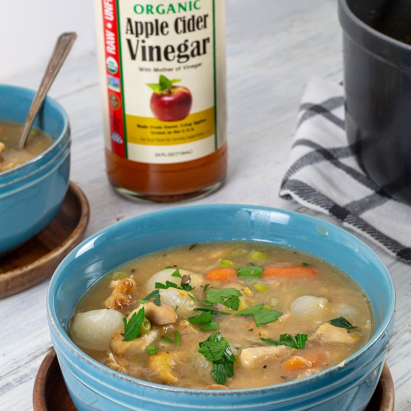 Marukan Organic Apple Cider Vinegar With Mother, Raw & Unfiltered,