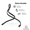 STANDWERK® Basic Glasses Strap with Reliable Hold – Sports Glasses