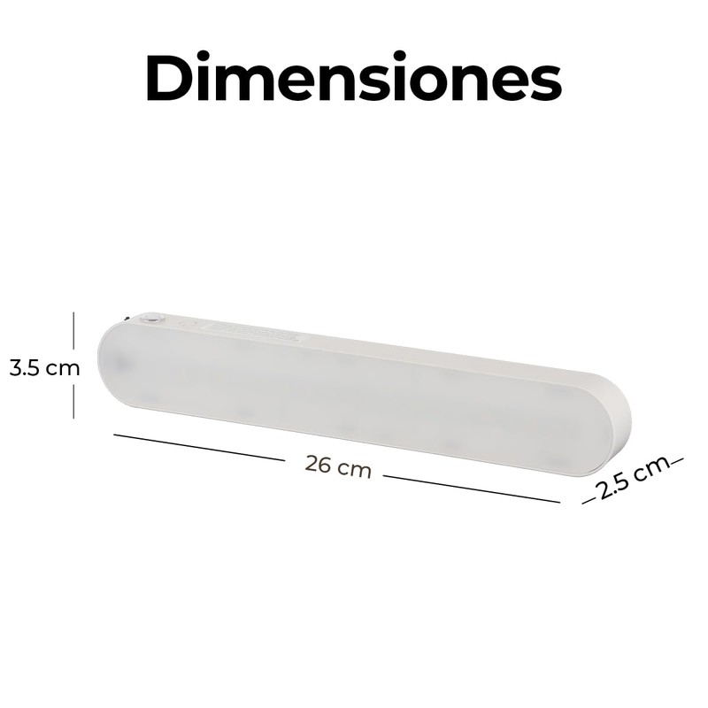 Lampara Magnetica Recargable de Escritorio Led Inalambrica USB 3 Niveles