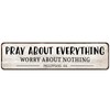 CIVOTIL Bible Verses Wall Decor - Pray About Everything Worry