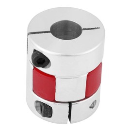 Elprico Plum Coupling Shaft, D25 L30 Shaft Coupling Aluminium Alloy Plum Shaft Coupling Connecting (10 mm-12 mm)