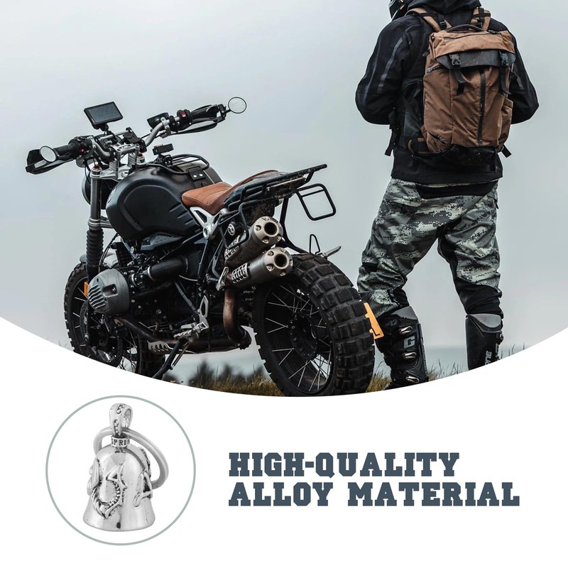 Guardian Biker Bell with Gift Box - Motorcycle Lucky Charm