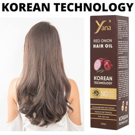 Yana Yana Red Onion Hair Oil For Girls For Long Hair By Korean Technology