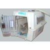DryFur Pet Carrier Food Water Dish - Clear- Spill Resistant