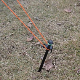 Tarp Rope, Tent Rope, Reflective Material, Storage Bag Included, Camping, Hiking, Guy Rope, Paracord Rope, Tent Rope, Reflective Material, Guy Line, Tarp Rope, Reflective, Set of 4, 0.1 inches (3 mm)