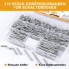 VIGRUE 315 pieces device screws for switch boxes, machine screws,