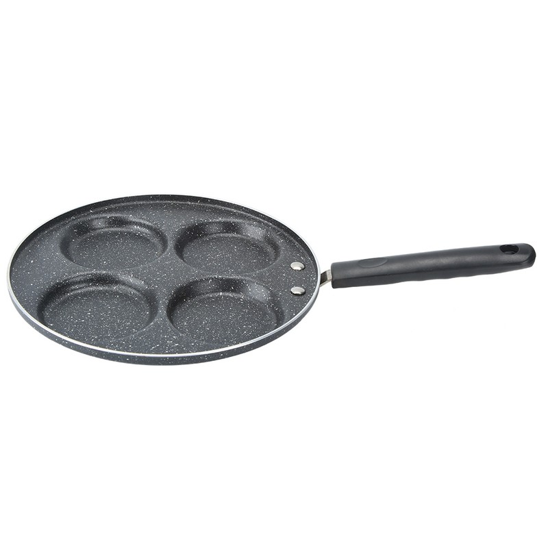 4 Holes Non Stick Coating Frying Pan Home Kitchen Cookware