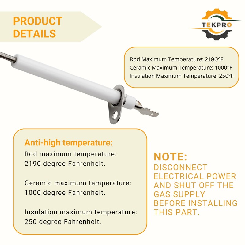 69W43 Flame Sensor for Lennox Furnace - Flame Sensor Igniter