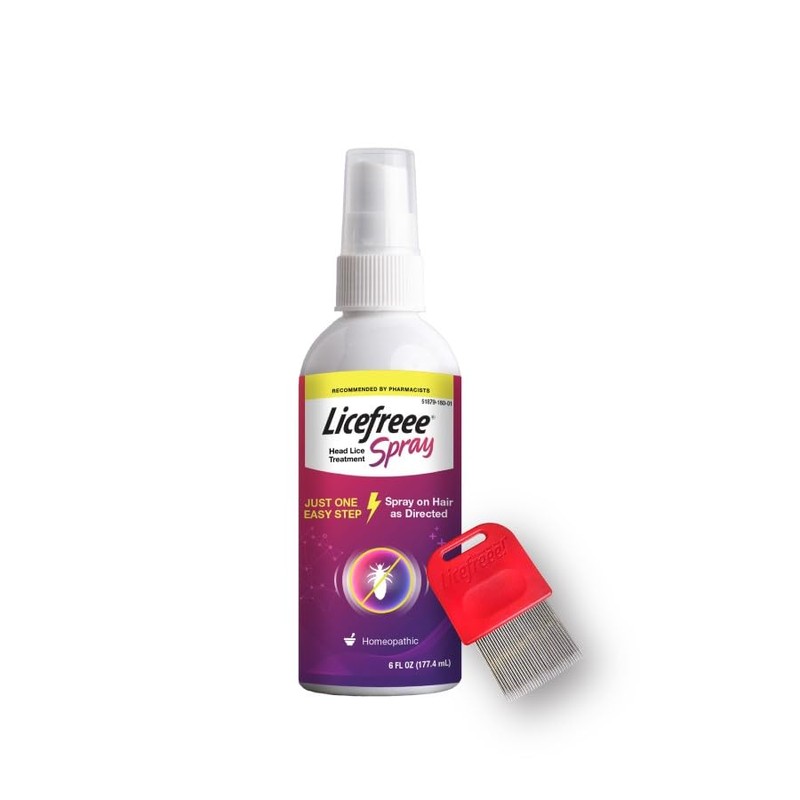 Licefreee Spray! Head Lice Treatment for Adults and Kids -