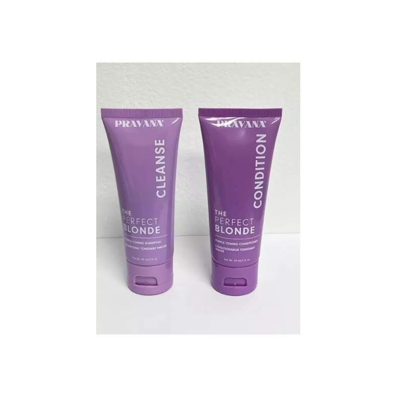 PRAVANA The Perfect Blonde Shampoo & Conditioner 2 Oz Travel