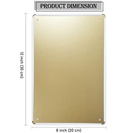 Reading Signs Decor Kids A Room Without Books Metal Decoration for Wall Tin Sign Chic Art Wall Metal Decorations Funny Signs for Living Room Office 8x12 inch