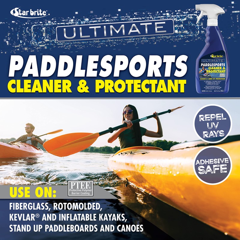 STAR BRITE Ultimate Paddlesports Cleaner & Protectant - Kayak, Canoe,