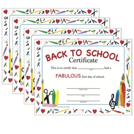 30pcs Back to School Recognition Certificates 11inx8.5in Colorful Award Certificate Paper for Kids Student Graduations Moving Up Ceremonies Achievement Days Banquets Academic Competitions USA Made