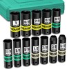 KIRXST 12-Piece 3/8-Inch Drive SAE Impact Deep Socket Set, 5/16