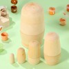JOINPAYA Wooden Unpainted Nesting Dolls: Blank Nesting Dolls DIY Russian