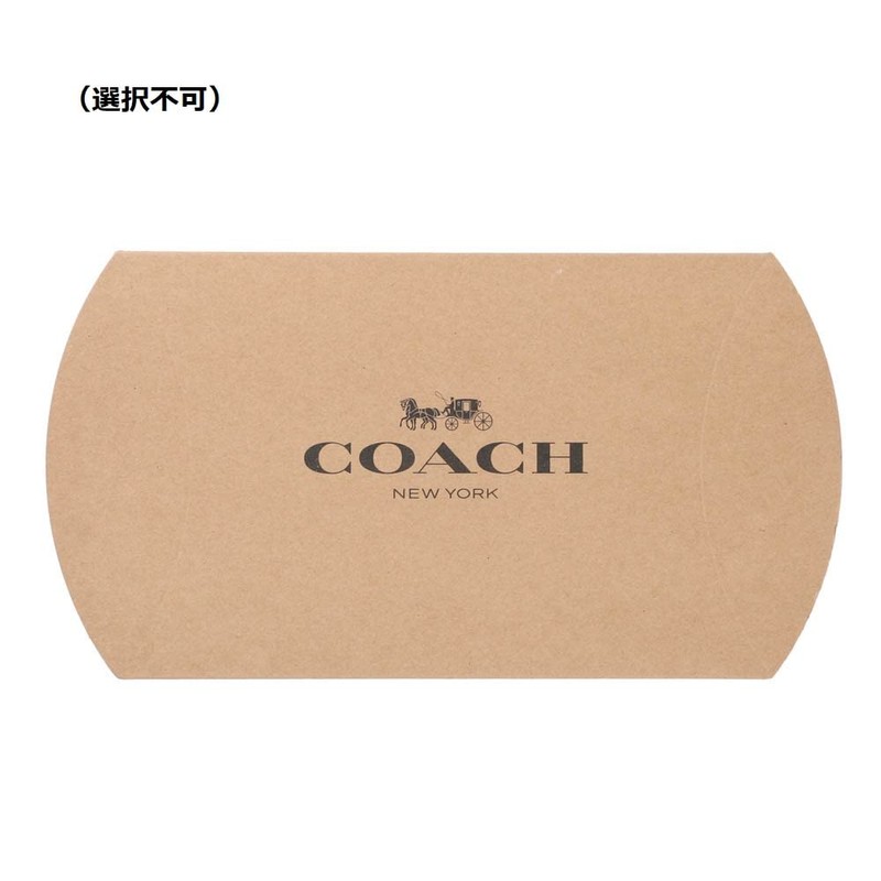 Coach Key FOB Signature CF131 WQBO4G QB/Charcoal Key Holder with