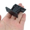 TAODAN 5PCS Black Plastic Fast Installation Push-On Clips Corner Buckle