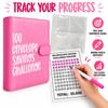 100 Envelope Savings Challenge Binder, 100 Day Money Saving Book