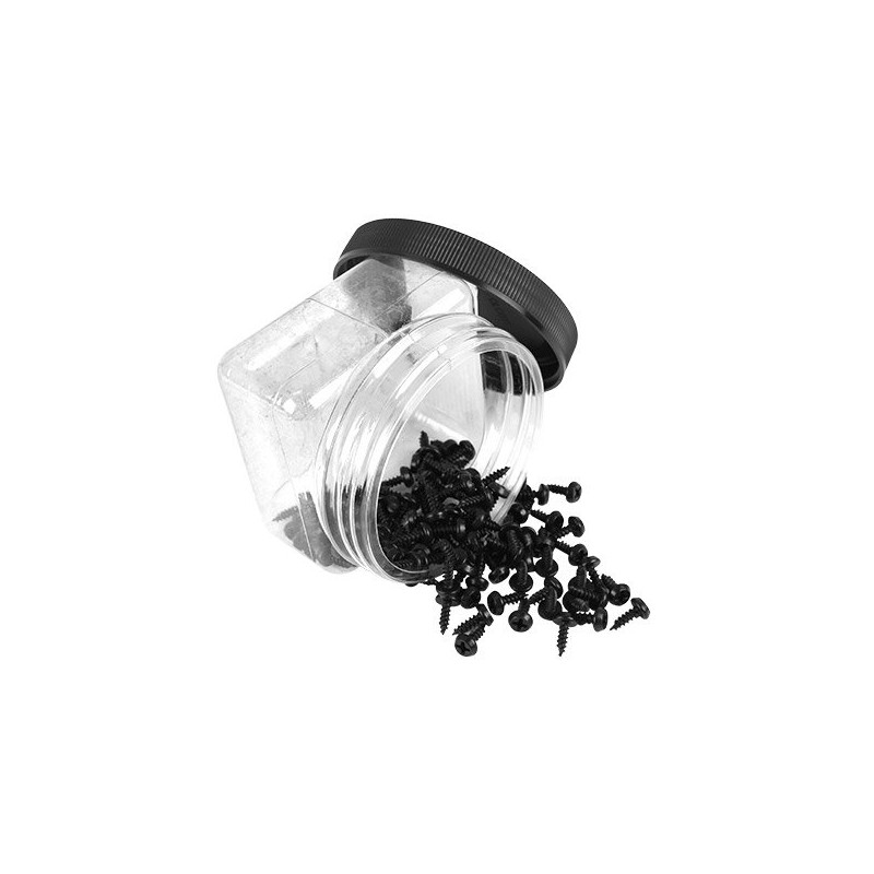 Selecta PDW6716J #6 x 7/16” Pan Head Phillips Black Phosphate