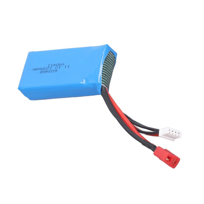Remote Control Boat Battery Lightweight Safe 11.1V 1200mAh Battery Remote
