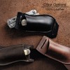 Gentlestache Leather Pocket Knife Sheaths for Belt, Folding Knife Sheath,