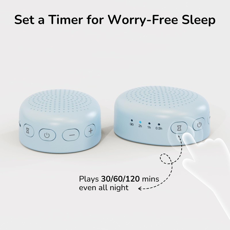 Housbay Sound Machine with Eye Mask for Sleeping, Nap &