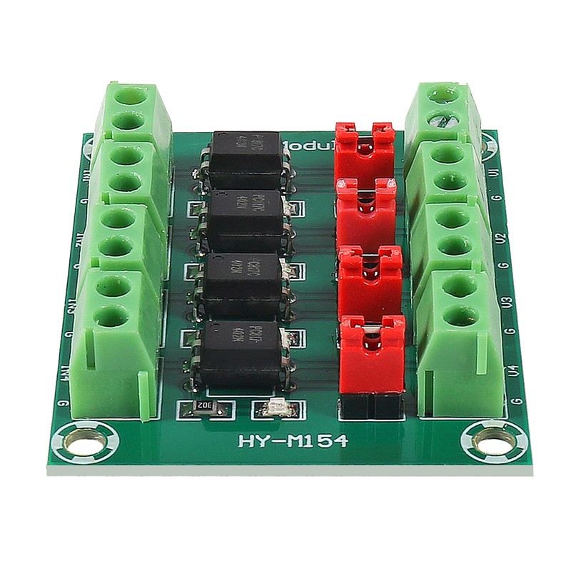 AOICRIE 4pcs PC817 4 Channel Optocoupler Isolation Board Voltage Converter