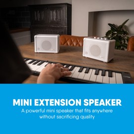 Mini Extension Speaker - Durable Portable Speaker Extension to Enhance Sound Systems - Lightweight Design for On-The-Go Use - Ideal for Practice, Streaming, and Home Entertainment