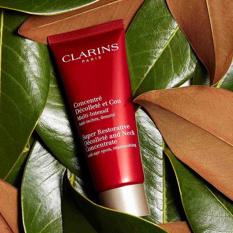 Clarins Super Restorative Decollete and Neck Concentrate, 2.5 Ounce