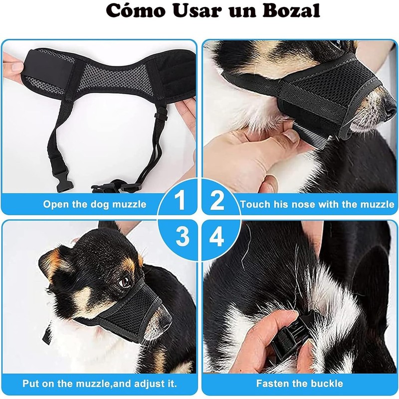 Bozal para perro de malla suave ajustable – CICINIO KZG-03