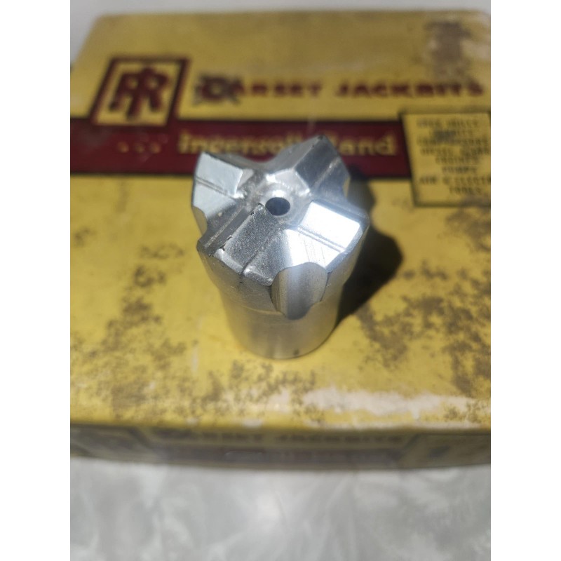 Ingersoll Rand (NOS) 1-3/8" Rock Drill Bit, Carbide Tip Cross,