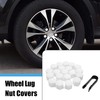 sourcing map 20 x 21 mm Universal Wheel Bolt Caps